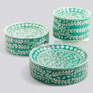 Base para Pastel de Nácar, Artesanía de Concha para Exhibir y Servir Pasteles, Procedente de Vietnam - Product Image 1