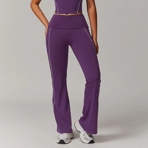 Nuevo último diseño, mallas de mujer, mallas ajustadas de gimnasio para mujer, mallas de cintura alta Push up Fitness para correr, mallas de mujer - Product Image 3