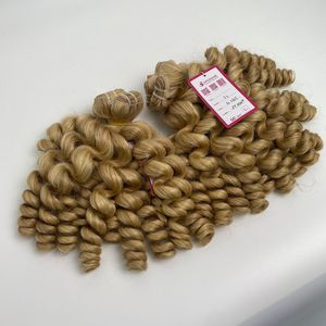 Top qualité Machine trame mélange couleur 6C & 613 Remy cheveux 24 pouces vague de corps 100% Remy haut en Extension de cheveux - Product Image 3