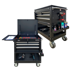 Carro utilitario CSPS 84Cm con 04 cajones Buen precio Carro de estación de trabajo de metal/acero Nuevo diseño con ruedas Soporte OEM Hecho en Vietnam - Product Image 5