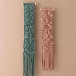 Tenture murale en jute tissée à la main de qualité supérieure, tons terreux pour une décoration naturelle et écologique - Product Image 1