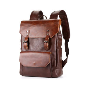 Venta Directa, Oferta Premium, Mochilas de Cuero Vintage Estilo Retro, Tamaño Regular, Moda Hip Hop, Mochilas Más Vendidas con MOQ Bajo - Product Image 2