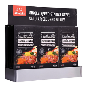 Support mural en acier inoxydable pour bouteilles d'alcool et étagère à boissons à vitesse unique - Product Image 2