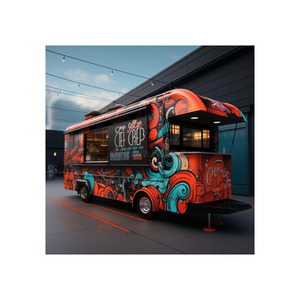 Chariot de cuisine de rue compact et élégant avec gril et évier à gaz intégrés, parfait pour les hamburgers, les tacos et les sandwichs - Product Image 5