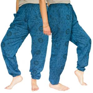 Women's Loose Fit Sublimation Jogger Pants Ankle Length Sweatpants Heat Transfer Print Drawstring Waist <b>Trousers</b> - Product Image 4