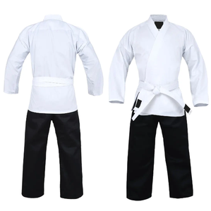 Meilleures ventes Arts martiaux Karaté MMA Judo Respirant Séchage rapide Polyester/Coton Haute qualité 220g Unisexe Logo personnalisé Taekwondo - Product Image 1