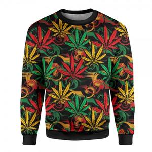 Sweat-shirt en molleton à col rond surdimensionné en coton 100% personnalisé OEM, sweat-shirt décontracté pour homme - Product Image 2