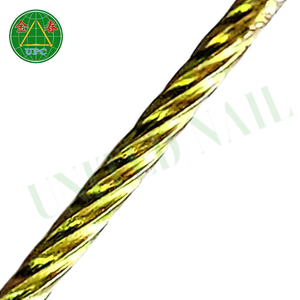 Clavos de mampostería de acero chapado en amarillo, tamaños personalizados de 1-3/8 pulgadas con anillo/vástago de tornillo, precio competitivo de la fábrica de Vietnam - Product Image 5