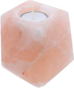 Porte-bougie pyramidal en sel rose de l'Himalaya, artisanal, moderne, résistant au feu, idéal pour le revêtement mural de cuisine et l'utilisation en villa - Product Image 4