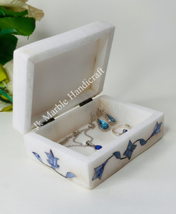 Caja de Incrustaciones de Mármol Natural, Pieza Hecha a Mano, Venta al por Mayor, Mejor Precio Disponible Aquí, Buena Calidad - Product Image 2