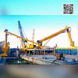 Des machines de déchargement de ciment mobiles de haute qualité sont installées sur le pont du navire, avec une capacité de 50 à 500 tonnes/heure. - Product Image 5