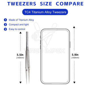 Pince à épiler à micro-pointe en acier inoxydable, pince à épiler à micro-pointe la plus vendue, pince à épiler à micro-pointe nouvelle arrivée - Product Image 4