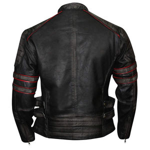 Veste en cuir Hommes Manteau Femmes Faux Gothique Moto Pu Manteaux Survêtement À Capuche Manteau À Fermeture Éclair Vestes En Cuir - Product Image 2