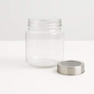 ฝาปิดขวดแก้วกลม300มล. ใสสำหรับแบรนด์อาหารและเครื่องดื่มรสเลิศ - Product Image 4