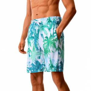 กางเกงขาสั้นชายหาดเอวยางยืด แห้งเร็ว ระบายอากาศได้ดี เป็นมิตรกับสิ่งแวดล้อม คุณภาพสูง ราคาขายส่ง สำหรับผู้ชาย สวมใส่ได้ในช่วงฤดูร้อน - Product Image 1