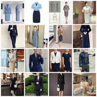 Robe pour femmes, tenue de bureau pour femmes, robe formelle en deux pièces ivoire, vêtements de carrière, OEM ODM