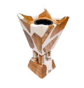 Quemador de Incienso de Madera de Acacia Premium para Incienso Aromático Religioso con Fragancia de Cilantro - Diseño Tradicional Indio para Decoración del Hogar - Product Image 5