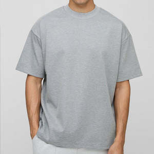 BlanqWear <b>Mens</b> O-Neck Short Sleeve <b>Fleece</b> Formal T-<b>Shirt</b> Loose Fit Premium 100% Cotton 280g Anti-Bacterial Quick Dry - Product Image 1