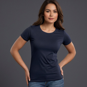 Camiseta elegante para mujer hecha a mano de algodón transpirable, perfecta para salidas casuales, días de verano y comodidad durante todo el día con estilo - Product Image 1