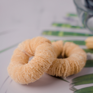 ECO LOOFAH ÉPONGE À VAISSELLE/SÛR POUR LES CASSEROLES ET LES CASSEROLES/FABRIQUÉ AU VIETNAM - Product Image 3