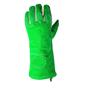 Heat Resistant Industrial Work Hand Safety <b>Tig</b>/Mig Welding Gloves Top Quality Cowhide Split Leather <b>Welder</b> Working Gloves - Product Image 3