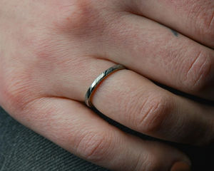 Joyería personalizada, barril de whisky de Damasco, regalo para tu novia, anillo de bodas de compromiso para mujer, joyería de acero transparente - Product Image 3