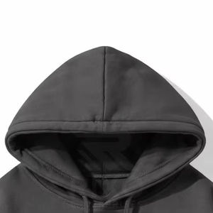 Sweat à capuche oversize pour homme avec imprimé graphique, coupe ample, style streetwear, 100% coton, logo sur le devant, saison hivernale, poche unie - Product Image 3