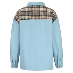 Longues vestes en jean surdimensionnées de marque de haute qualité pour femmes Logo personnalisé Vêtements de rue pour l'extérieur Vente en gros de coton pour dames filles - Product Image 5