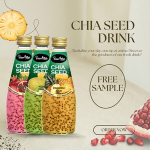 ขวดน้ำซุปข้นแบบธรรมชาติสำหรับใส่เมล็ดเชีย290มล. แบบเขตร้อนแบบผสมผสานระหว่างเวียดนาม - Product Image 4