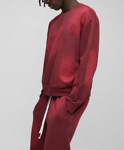 Ensemble de survêtement unisexe personnalisé OEM, style streetwear urbain, avec fermeture éclair, 2 pièces, pour la salle de sport, le fitness, le sport, en nylon coupe-vent - Product Image 6