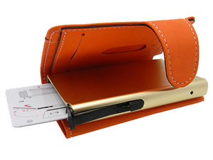 กระเป๋าสตางค์และที่ใส่บัตรทำจากหนัง Eco พร้อมคลิปเพื่อให้บัตรของคุณอยู่ในมือเสมอสำหรับสไตล์แฟชั่นกระเป๋าสตางค์ - Product Image 3