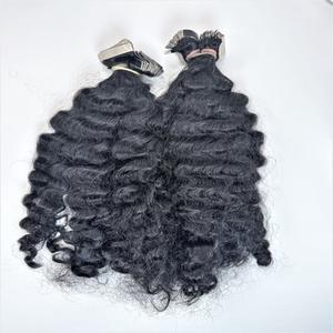 Nouvelles extensions de cheveux de trame européenne humaine Remy 13A Double dessiné Temple indien véritable trame de cheveux humains - Product Image 5