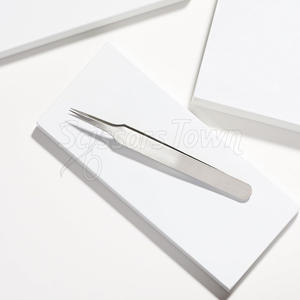 Pince à épiler d'extension de cils avec logo personnalisé en acier de qualité supérieure pour les techniciens de cils de précision - Product Image 6