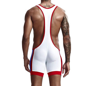 Maillot personnalisé de lutte d'haltérophilie Vente en gros d'usine Maillot de lutte professionnel de haute qualité pour hommes - Product Image 4