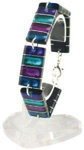 Bracelets en résine époxy colorée de qualité exportatrice pour accessoires de mode Modèles uniques avec éléments naturels disponibles à la vente - Product Image 5