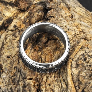 Anillos de Runas Vikingas Retro para Hombre, Estilo Europeo y Americano, de Acero Inoxidable y Titanio, para Regalo, Venta al Por Mayor - Product Image 2