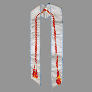 Poliéster graduación Honor Durable cordón trenzado borla flecos cortina decorativa de alta calidad Color sólido ropa textil para el hogar - Product Image 1