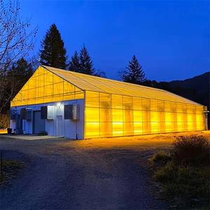 Small Size Single Span Film GreenhouseBlackout Light Deprivation GreenhouseGreenhouse For Grow Mushroom - Product Image 1