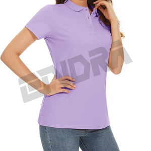 เสื้อโปโลสำหรับผู้หญิงมาใหม่พร้อมผ้านุ่มที่ระบายอากาศได้ดีแห้งเร็วได้รับการออกแบบมาเพื่อความสบายมีสไตล์ใส่ได้ทั้งวันเหมาะสำหรับใส่ทำงาน - Product Image 3