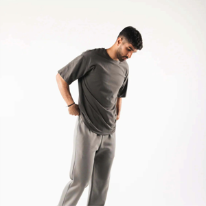 T-shirt homme en coton, col rond, manches courtes, vêtements décontractés, vêtements personnalisés, tissu respirant, fournisseur en gros - Product Image 5