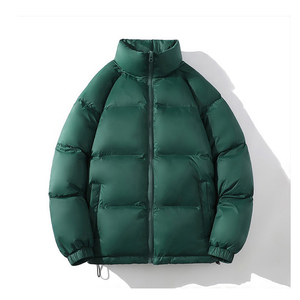 Chaqueta brillante acolchada de invierno al por mayor, chaqueta acolchada de alta calidad para hombre con logotipo personalizado, chaqueta acolchada a prueba de viento para hombre - Product Image 1