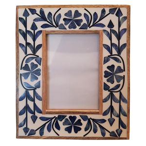 Handmade Custom-Size Metal <b>Picture</b> <b>Frame</b> White Resin Wood Inlay High Quality Home Decorative Photo <b>Frame</b> Featuring Custom Logo - Product Image 1