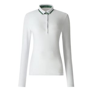 Golf à manches pour femmes pour polos Logo personnalisé Vêtements de sport tricotés Tissu respirant à séchage rapide pour les sports de plein air - Product Image 3