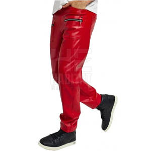 Pantalones de Cuero para Hombre de Alta Calidad, Duraderos, Cómodos, Elegantes y Suaves, de Cuero Genuino - Product Image 4