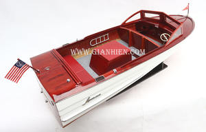 Gia Nhien Fabricante Aprueba Diseño Personalizado LYMAN RUNABOUT BARCO DE VELOCIDAD ARTESANÍA DE MADERA ALTA CALIDAD - Product Image 5