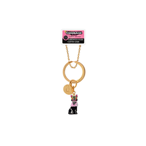 Portachiavi in metallo Cleopatra Cat, gadget personalizzabili - Product Image 2