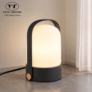 Touch Control Iron E27 <b>Table</b> Lamp With USB <b>Charging</b> Port For Bedroom <b>Bedside</b> Reading And Warm Atmosphere Decor - Product Image 1