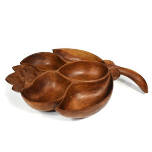 Plato y bandeja de madera de bambú de la mejor calidad, vajilla de tendencia, utensilios de cocina para Postres, alimentos y Chocolate - Product Image 3