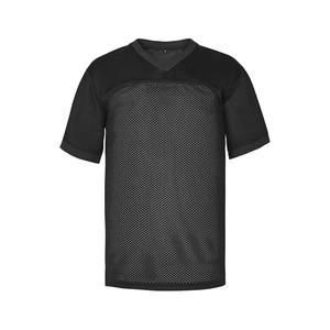 Camiseta de fútbol americano de alta demanda, ropa de calle sublimada de malla transpirable de tacto suave, camiseta de equipo de fútbol con cuello en V - Product Image 2