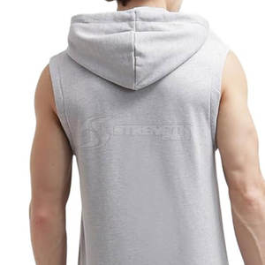 2025 Sudaderas con capucha de gimnasio de invierno para hombres Sin mangas Mejor material Impresión digital Tarifa al por mayor Nuevo diseño - Product Image 6